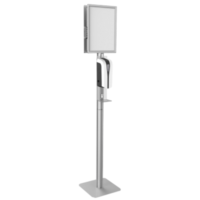 Sanitizer Station PRO - Double Sided Display w/ Liquid Dispenser