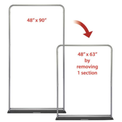 Large 48" Single Sided Pillowcase Vertical Banners - Image 6