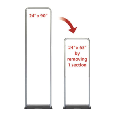 Small 24" Single Sided Pillowcase Vertical Banners - Image 6