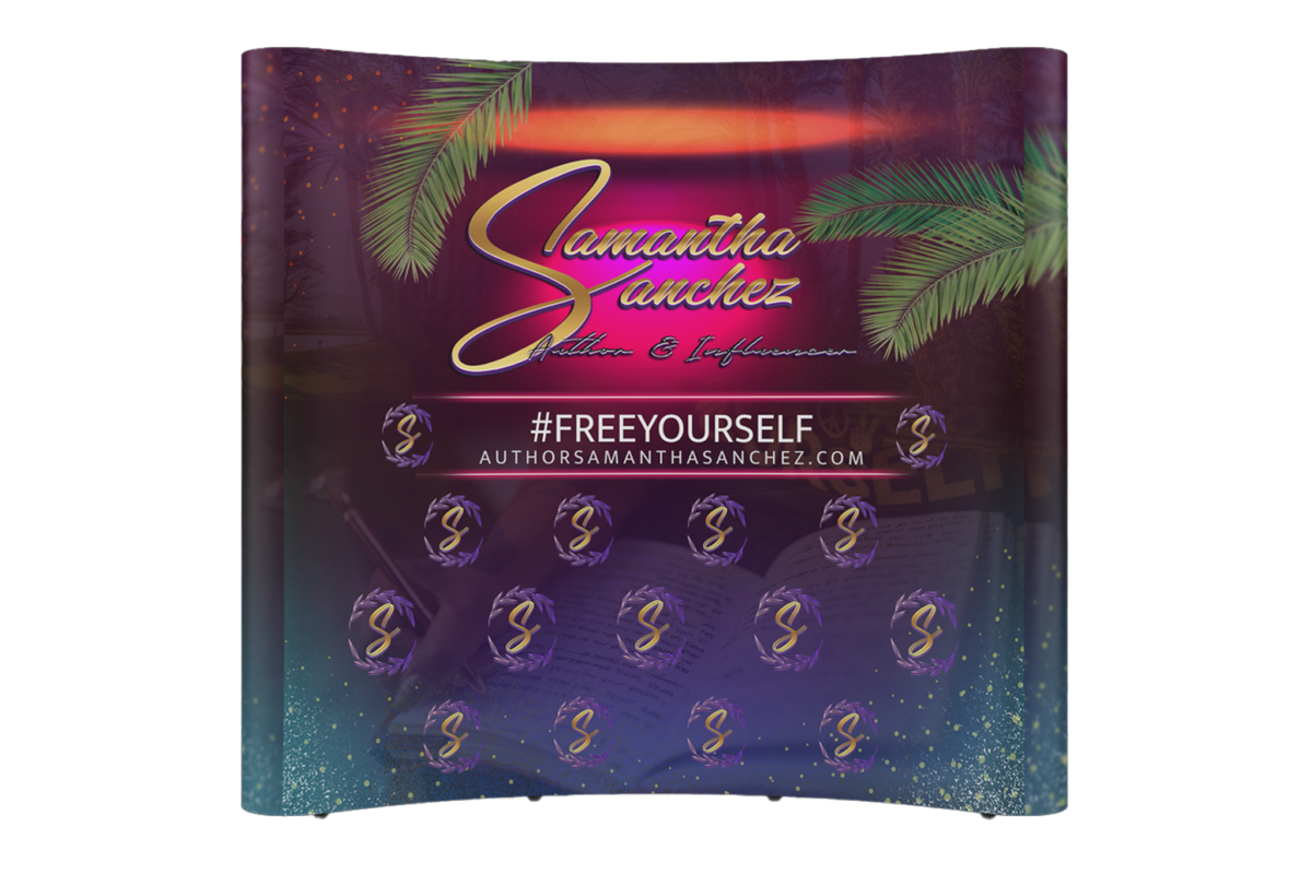 _Dynamic Curved Appeal Backdrop Banner