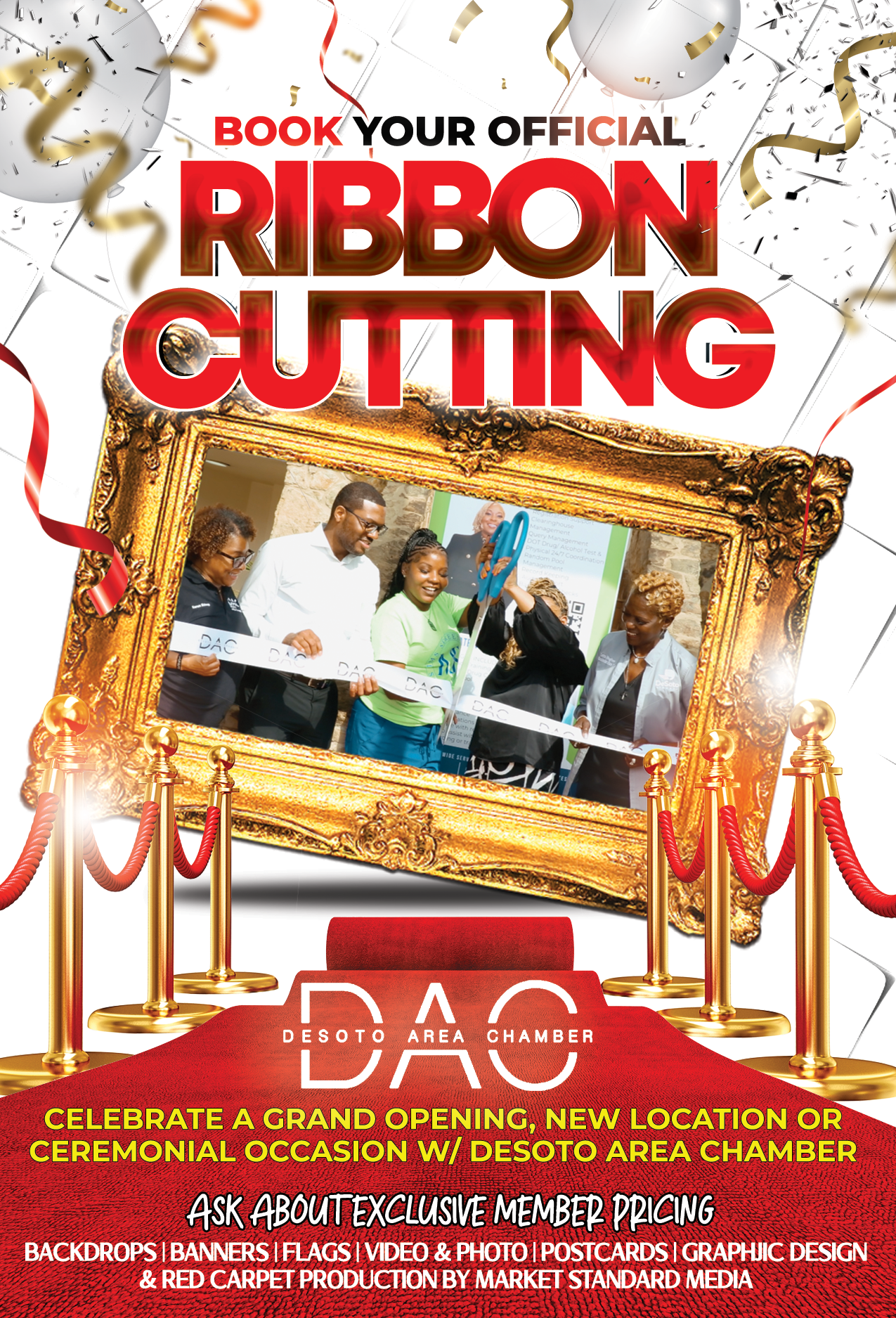Book your Official Ribbon Cutting Ceremony with DeSoto Area Chamber of Commerce | Market Standard Media