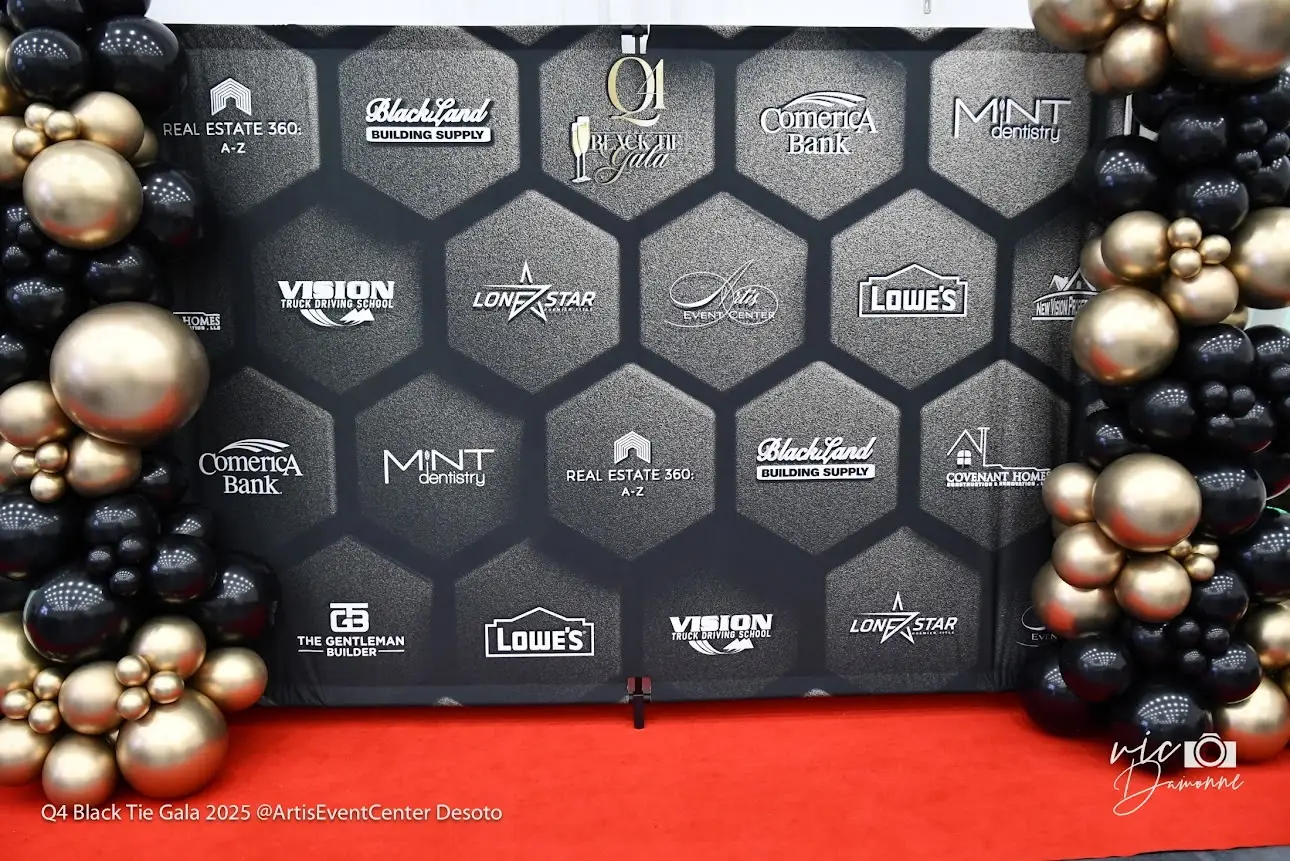 Corporate Step and Repeat Backdrop